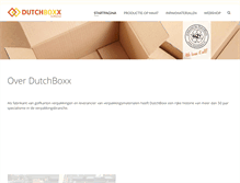 Tablet Screenshot of dutchboxx.nl